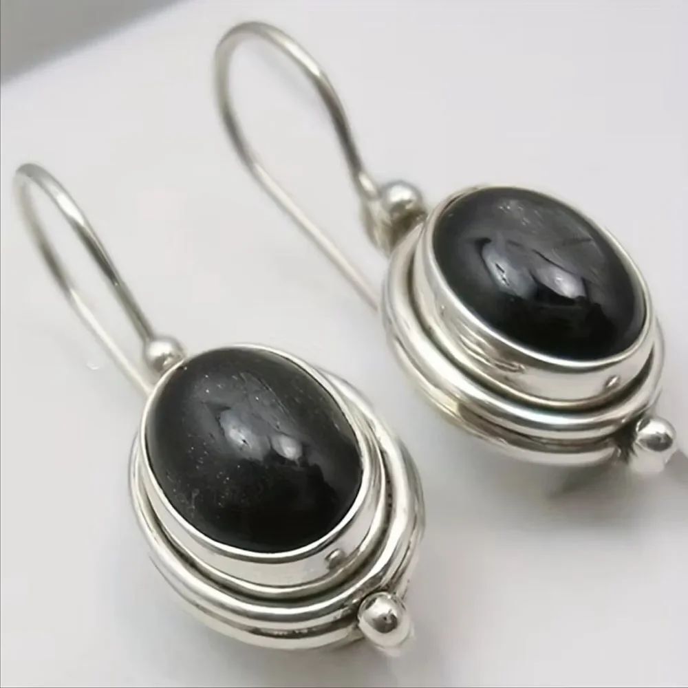 Boho stone earrings #2411